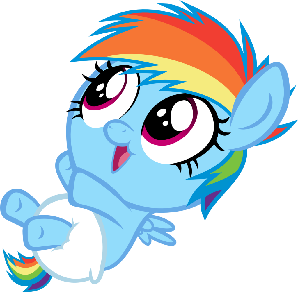 Cute Baby Rainbow Dash Wanting To Be Carried - Rainbow Dash (1024x1005)
