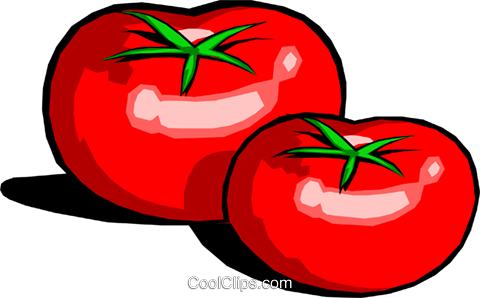 Tomate Livre De Direitos Vetores Clip Art Ilustração - Pomodori Clipart (480x298)