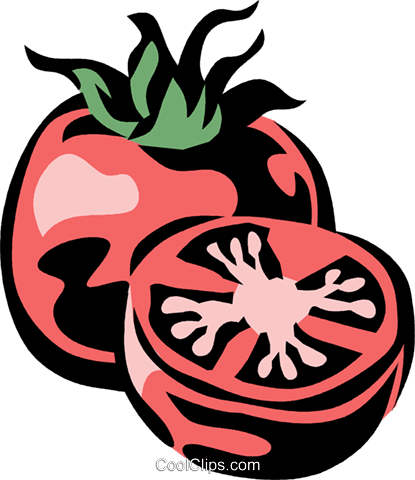 Tomate Livre De Direitos Vetores Clip Art Ilustração - Tomate Livre De Direitos Vetores Clip Art Ilustração (415x480)