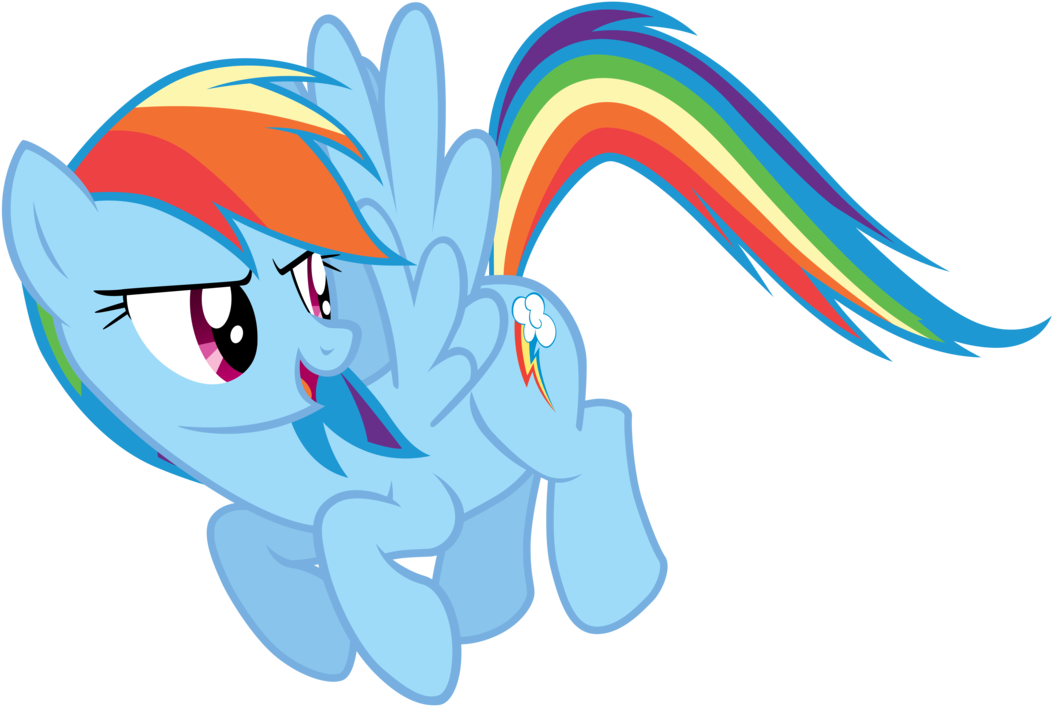 Rainbow Dash By Tardifice - Cartoon (1089x733)