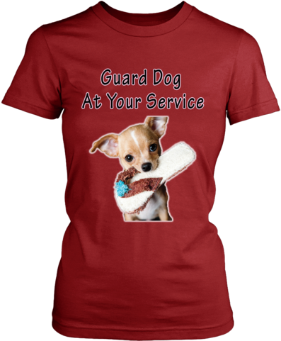 Chihuahua Guard Dog At Your Service Womens T-shirt - Network Engineer T Shirt (480x480)