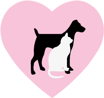 Dog With A Heart Around (450x370)