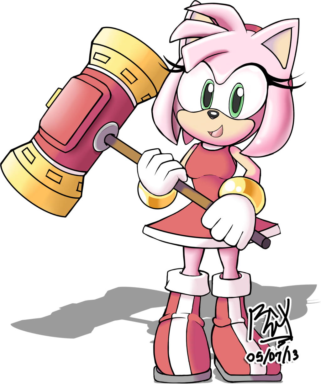 Amy Rose And Piko Piko Hammer By Rgxsupersonic - Amy Rose Hammer.
