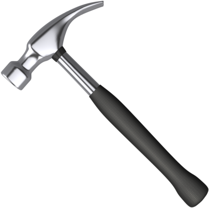 Hammer Clip Art At Clker - Hammer Png (500x469)