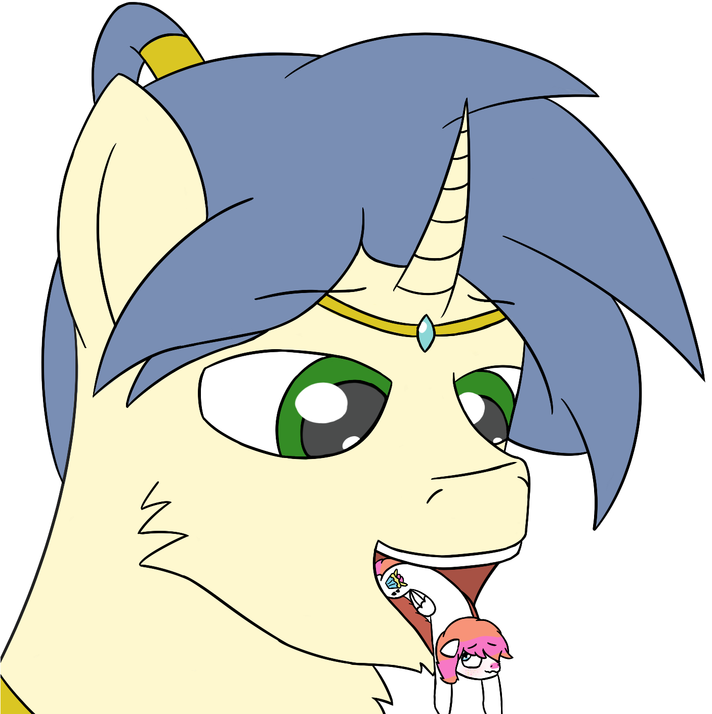 Pony Horse Nose Clip Art - Cartoon (1500x1500)