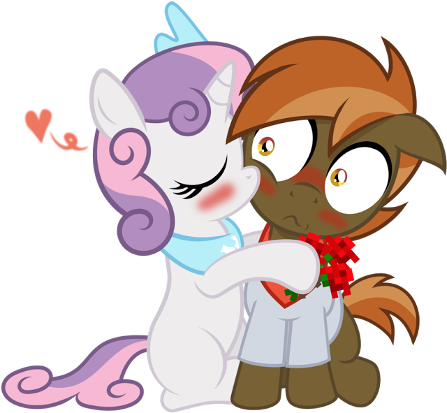Sweetie Bell And Button Mash - Button And Sweetie Belle (650x641)