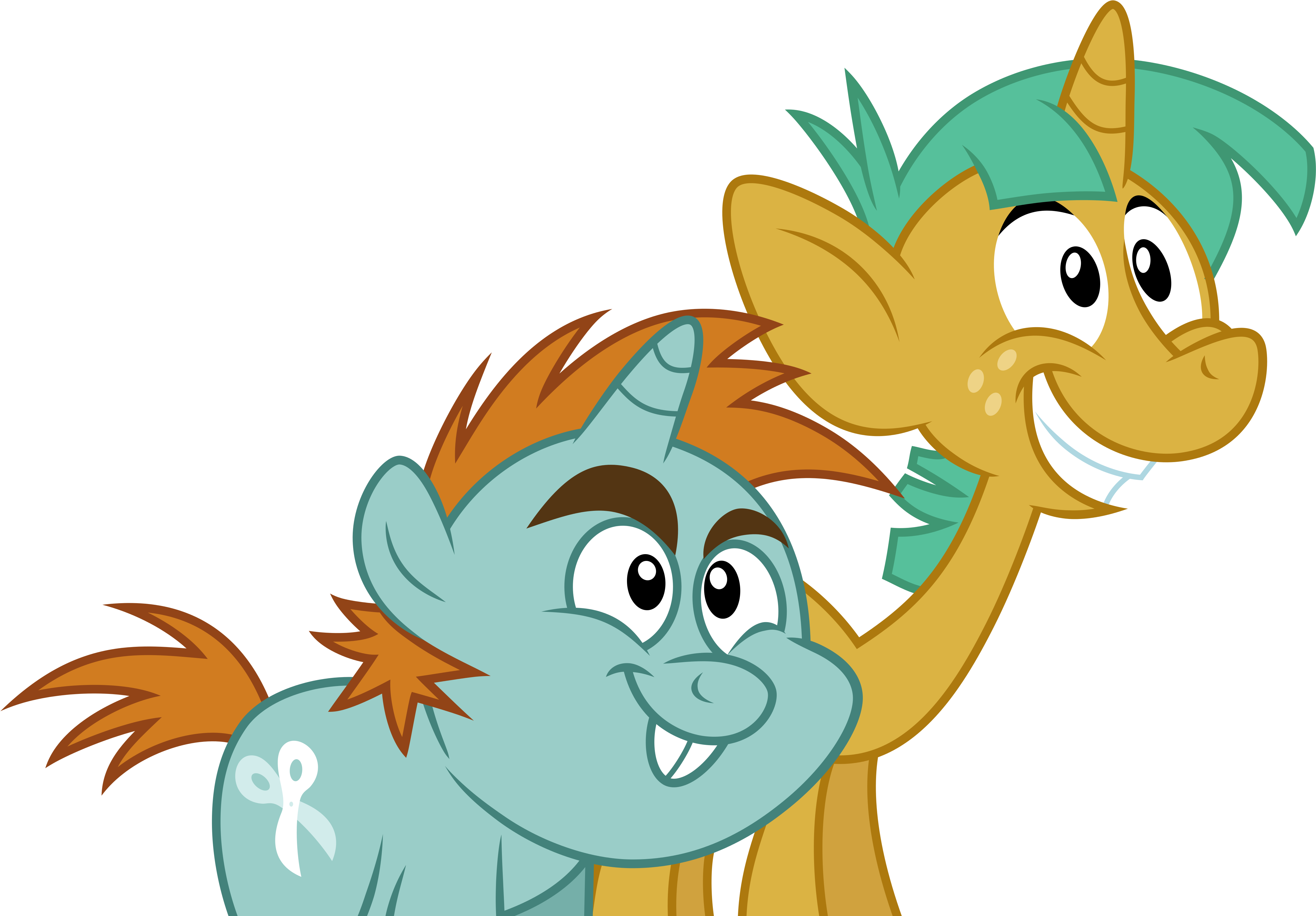 Mlpfim - My Little Pony Snips And Snails (5000x3452)