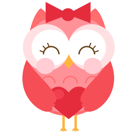 Cute Valentine Owl Clipart Clipartxtras - Cute Valentines Day Clipart (432x432)