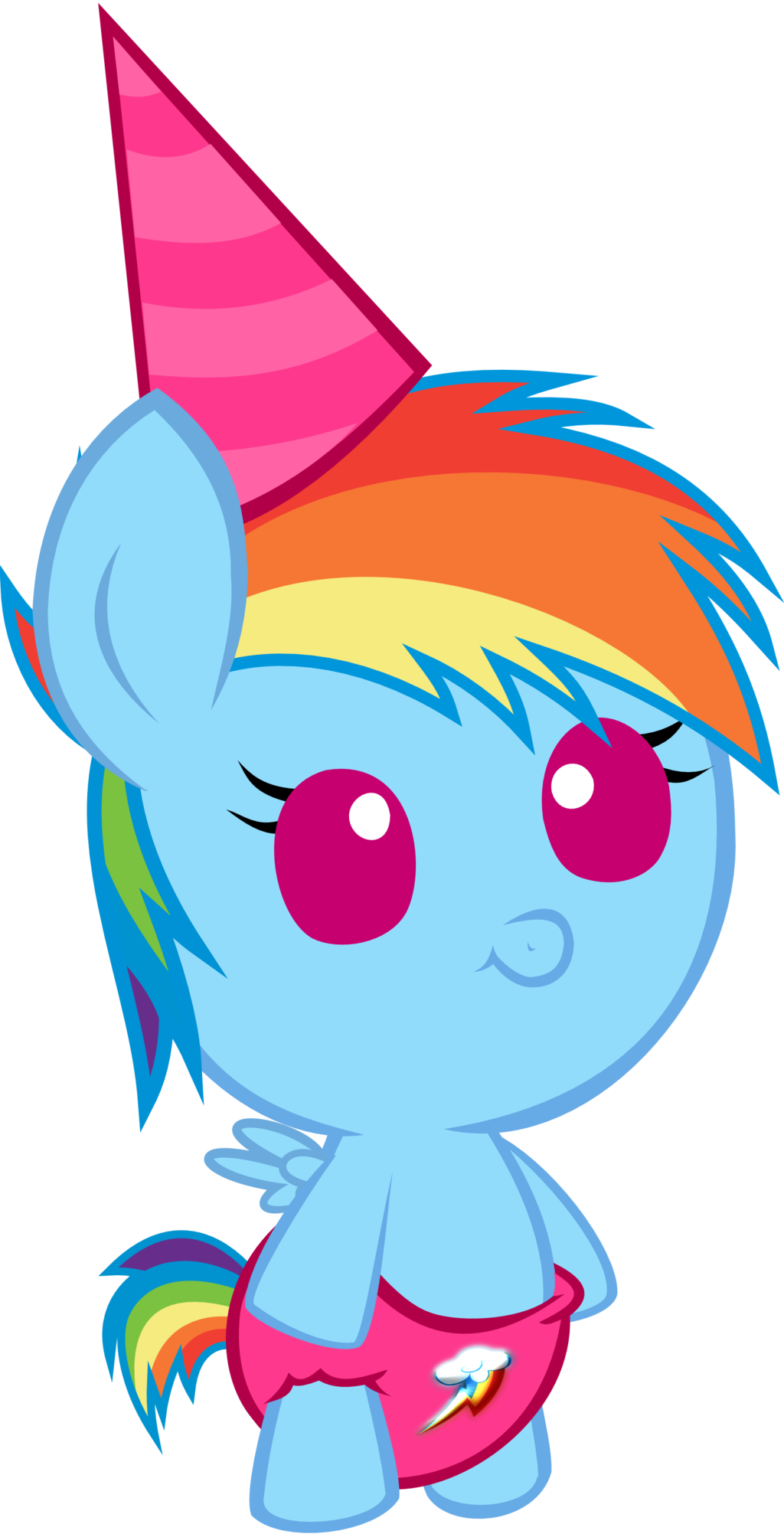 Rainbow Dash On Equestriaponyvector Deviantart - Mlp Rainbow Dash 4th July (1024x2003)