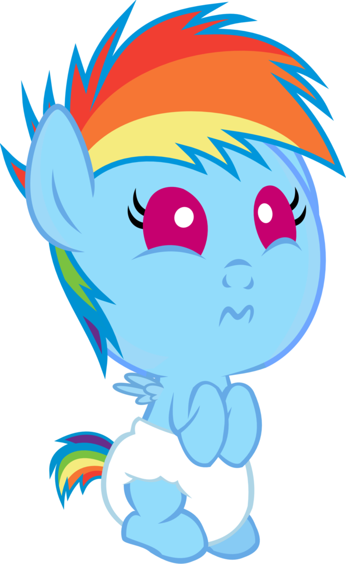 Cute Dashie Foal56 By Megarainbowdash2000 - Clip Art (700x1142)