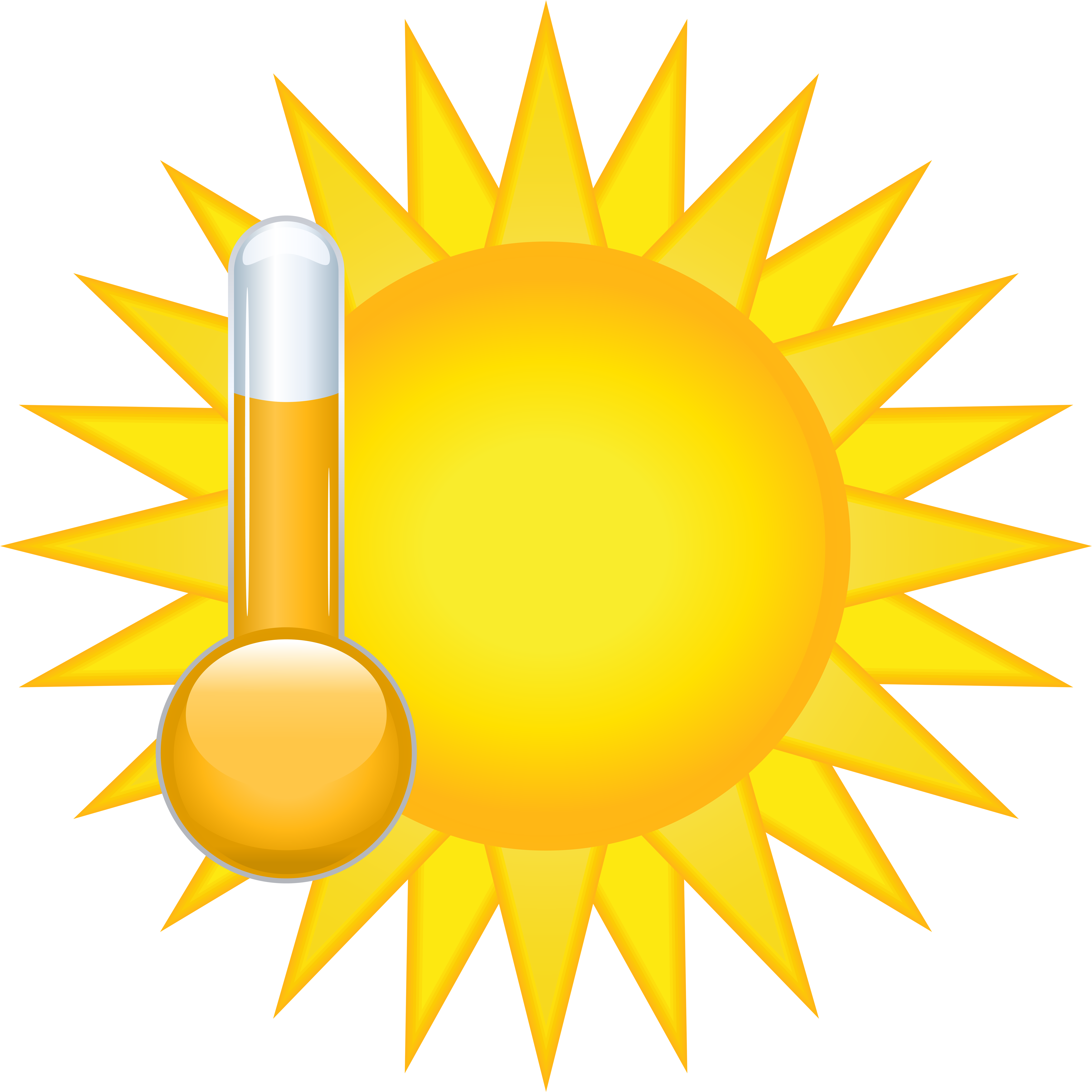 Sunny Weather Icon Png Clip Art - Sunny Weather Icon Png Clip Art (8000x8000)