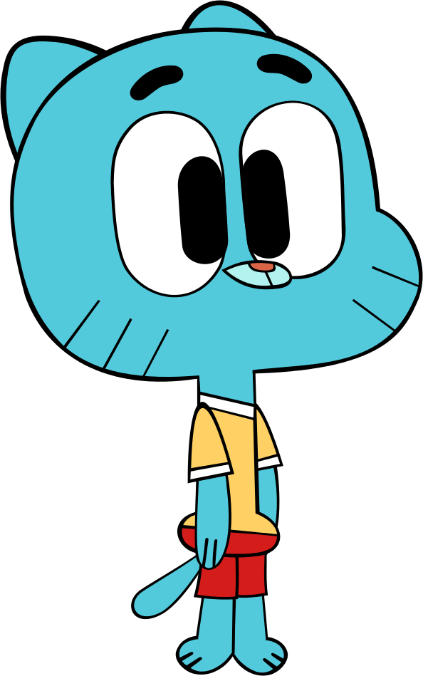 Gumball Season 1 In His Casuals By Megarainbowdash2000 - Zachariah Lopez Kirby Gumball (594x949)