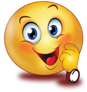 Evil Thinking Mile - Big Smile Emoji (384x384)