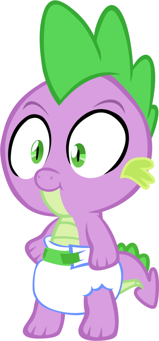 Baby Spike Fh Style By Megarainbowdash2000 - Baby Fh Style (610x1309)