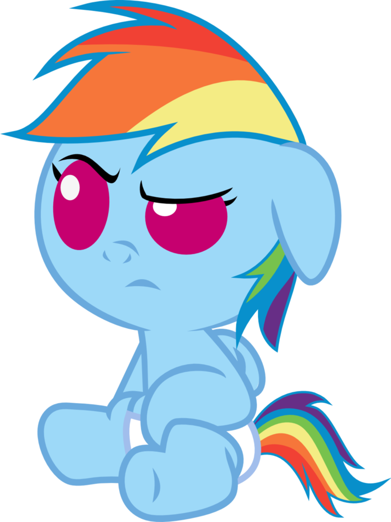 Cute Dashie Foal37 By Megarainbowdash2000 - Rainbow Dash Walking On Two Legs (774x1033)