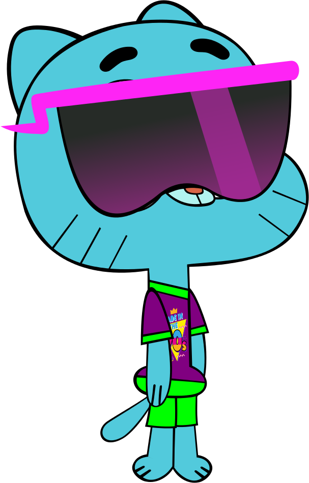Gumball Season 1 90's 2 By Megarainbowdash2000 - The Amazing World Of Gumball Season 1 (607x949)