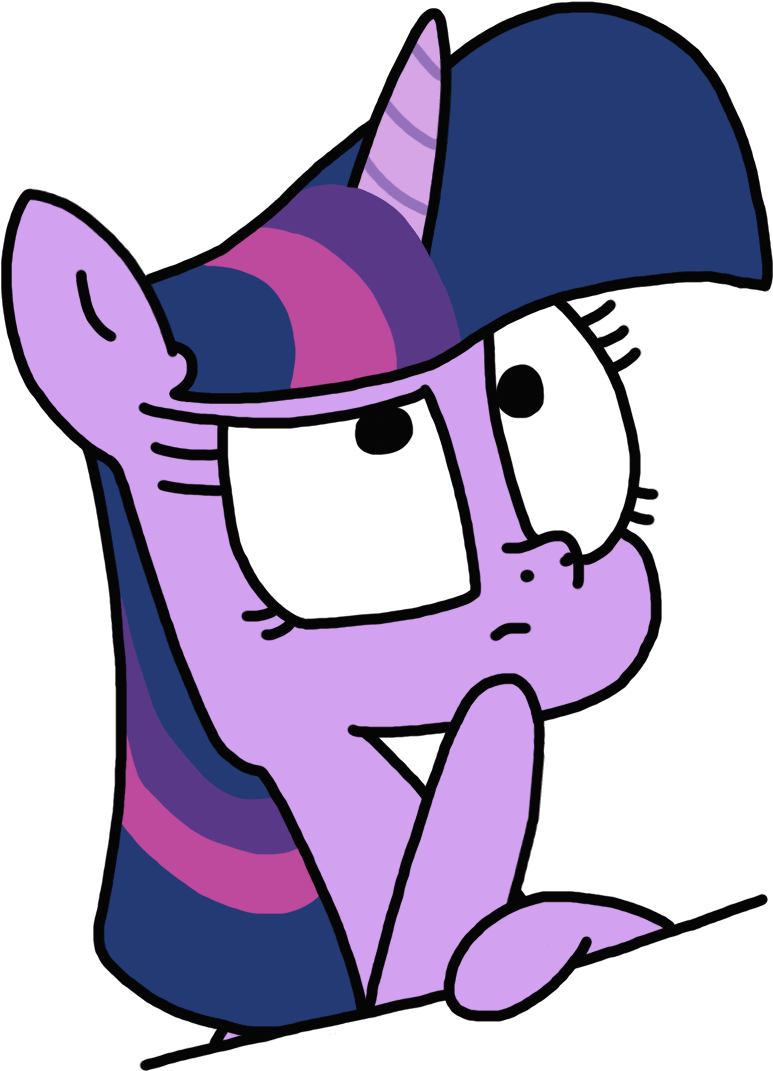 Moonatik, Derpibooru Exclusive, Emoji, Hoof To Chin, - Tagged (1021x1152)