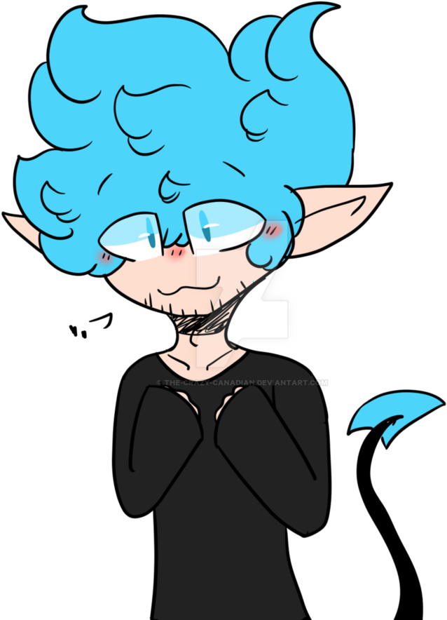 Holy Shit Its The Cinnamon Roll By The Crazy Canadian - Cartoon (861x929)