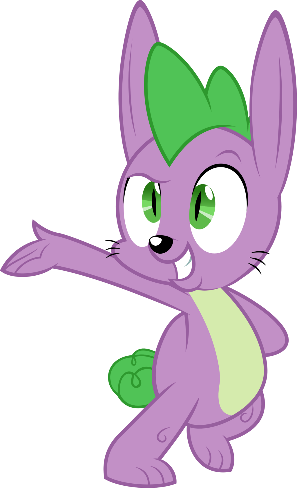 Megarainbowdash2000 Bunny Spike - Rainbow Dash Turned Bunny (1024x1682)