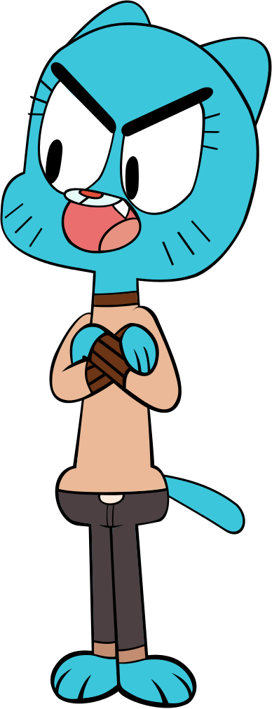 Gumball As Nicole No I Don't 2 By Megarainbowdash2000 - The Amazing World Of Gumball (388x1012)