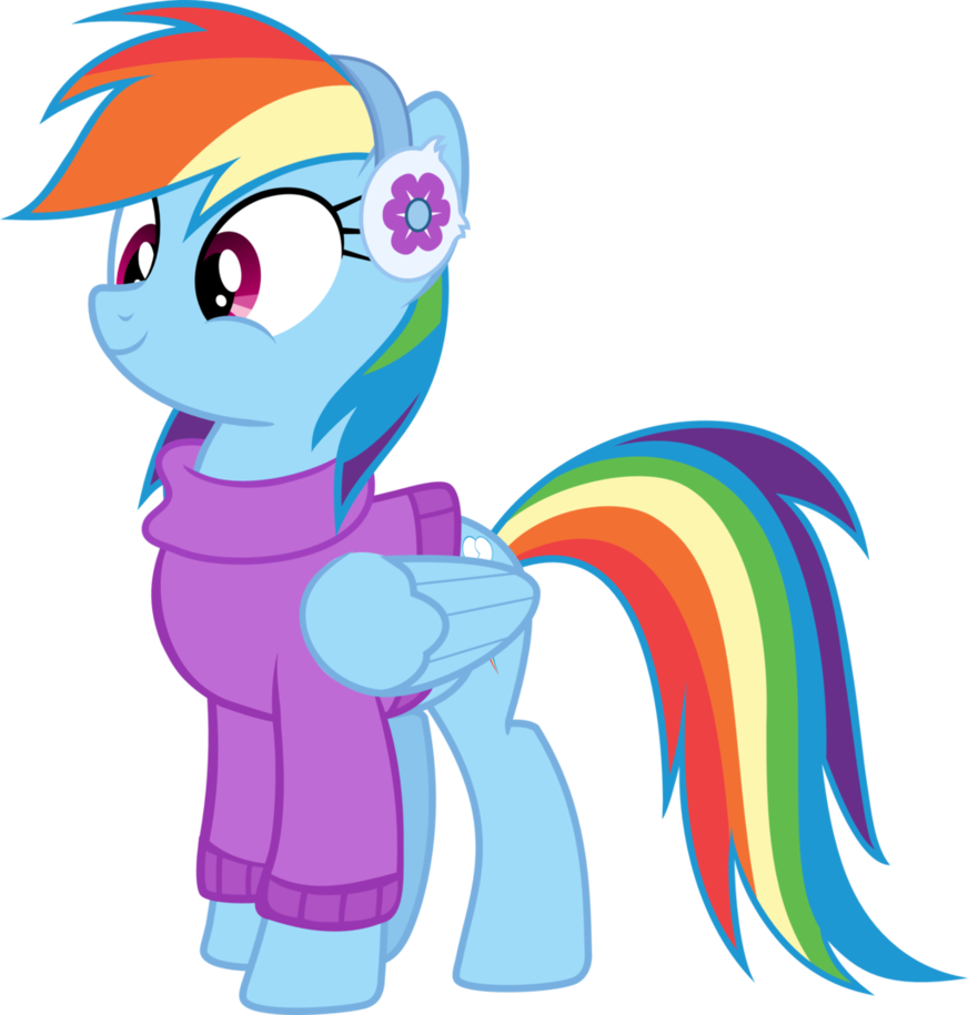 Dashie Sweater - My Little Pony Starblaze (872x915)