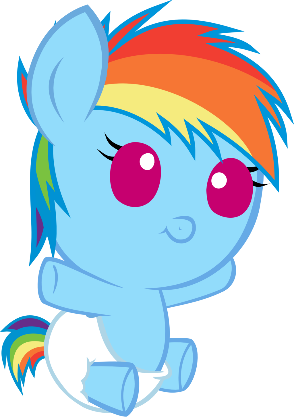 Cute Dashie Foal66 By Megarainbowdash2000 On Deviantart - Rainbow Dash (1024x1452)