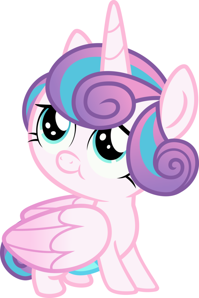 Absurd Res, Alicorn, Artist - Mlp Flurry Heart And Pound Cake Vector (686x1024)