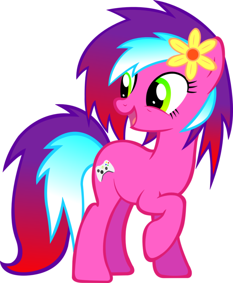 My Little Pony Clipart Gamer - My Little Pony A Pony (900x1093)