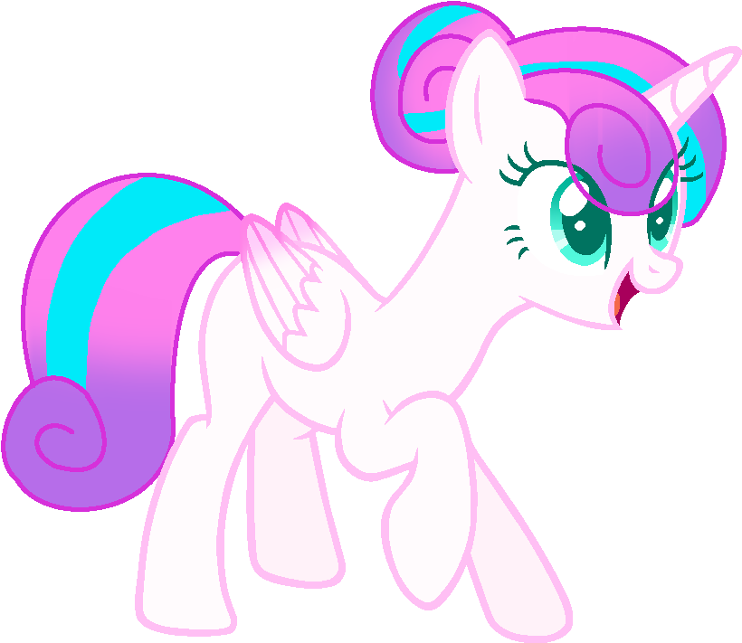 سرزمین - Mlp Flurry Heart Older (869x723)