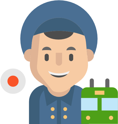 Bus Operator Ends The Bus Trip - Conductor (512x512)