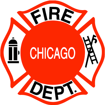 East, West University - Chicago Fire Department Patch (500x387)
