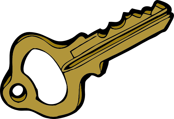 Clipart Of A Key - Clipart Of A Key (600x412)
