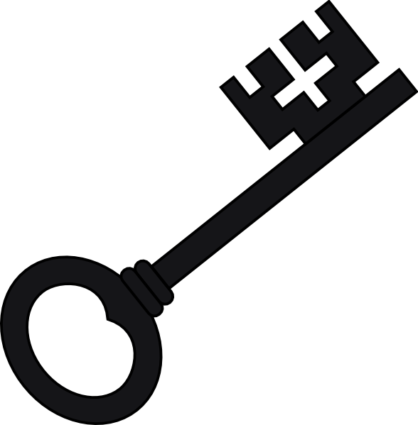 Key Picture Clip Art U0026middot - Cross Keys (980x981)