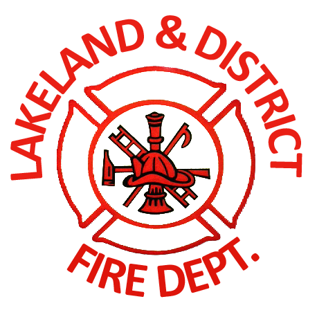 Fire Logo Png Lakeland Fire Department Is A Paid On - Maltese Cross Fire Rescue Pillow Case (458x458)