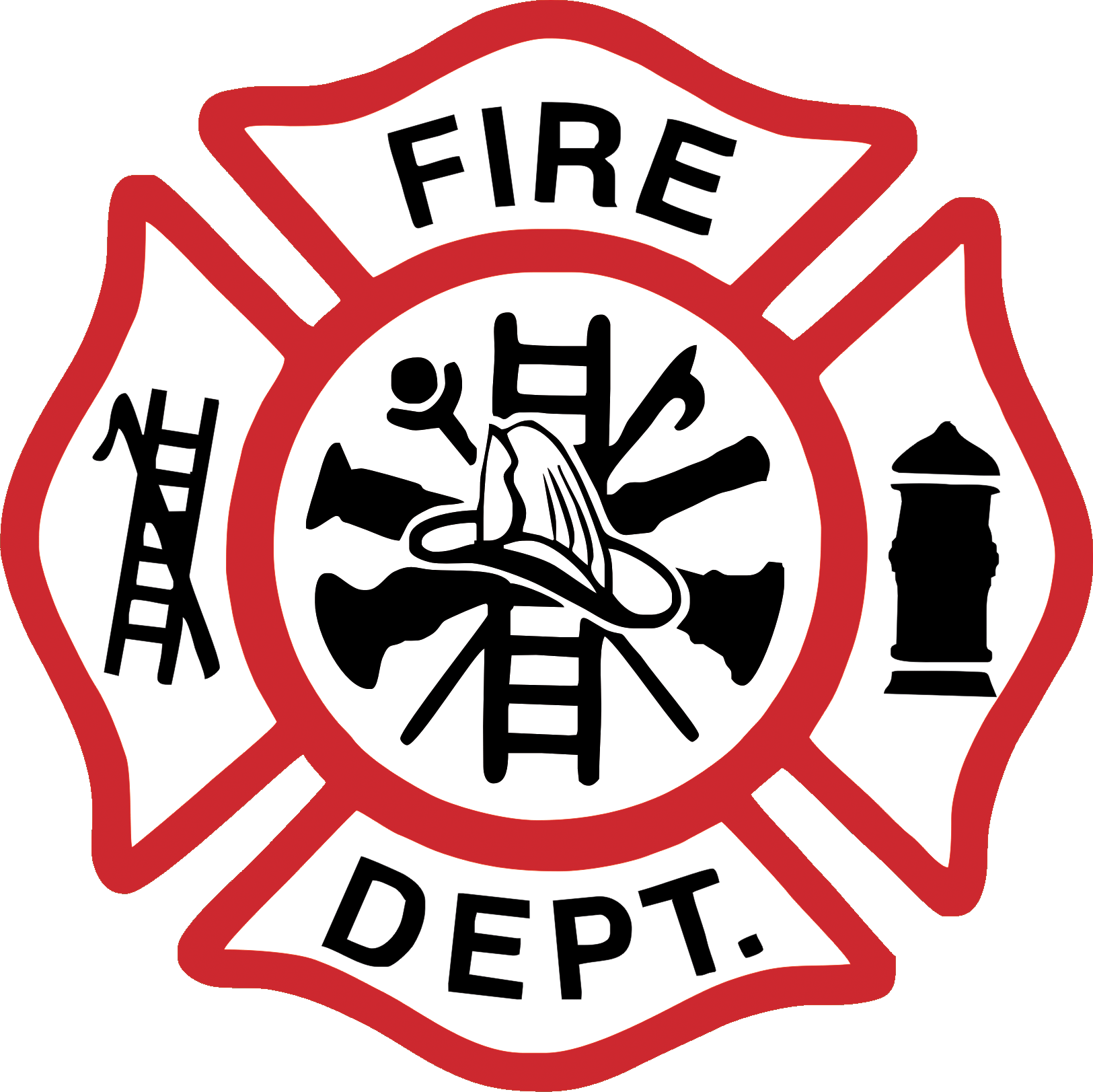 Fire Department Logo - Firefighter Logo Clip Art (1625x1623)
