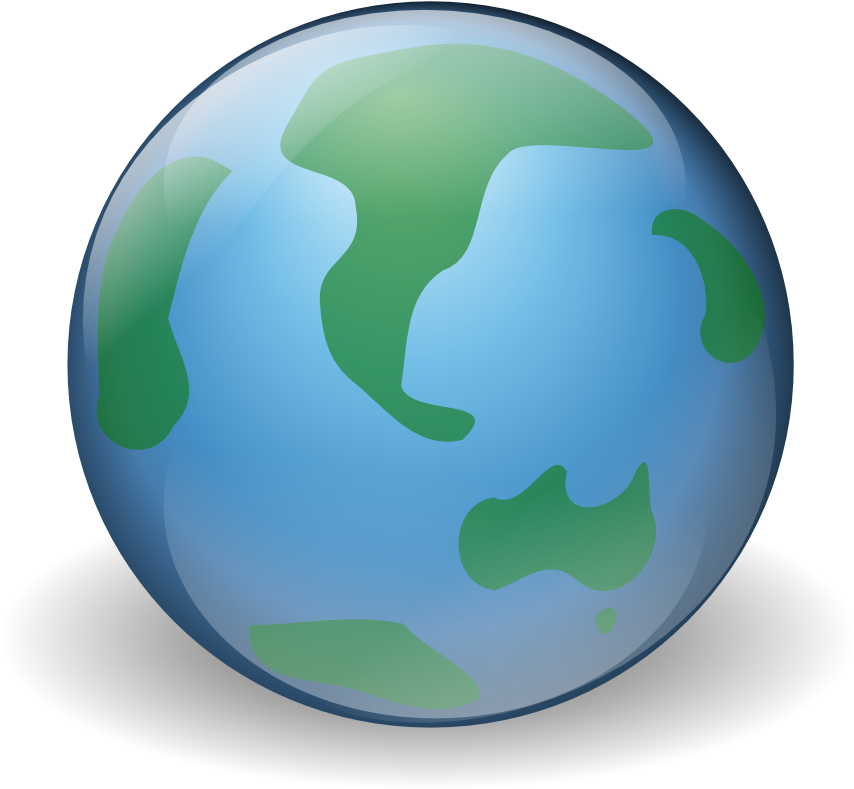 Globe - Earth Clip Art 3d (1000x1000)