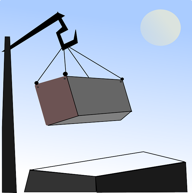 Freight, Container, Shipping, Crane - Shipping Clipart Png (639x640)