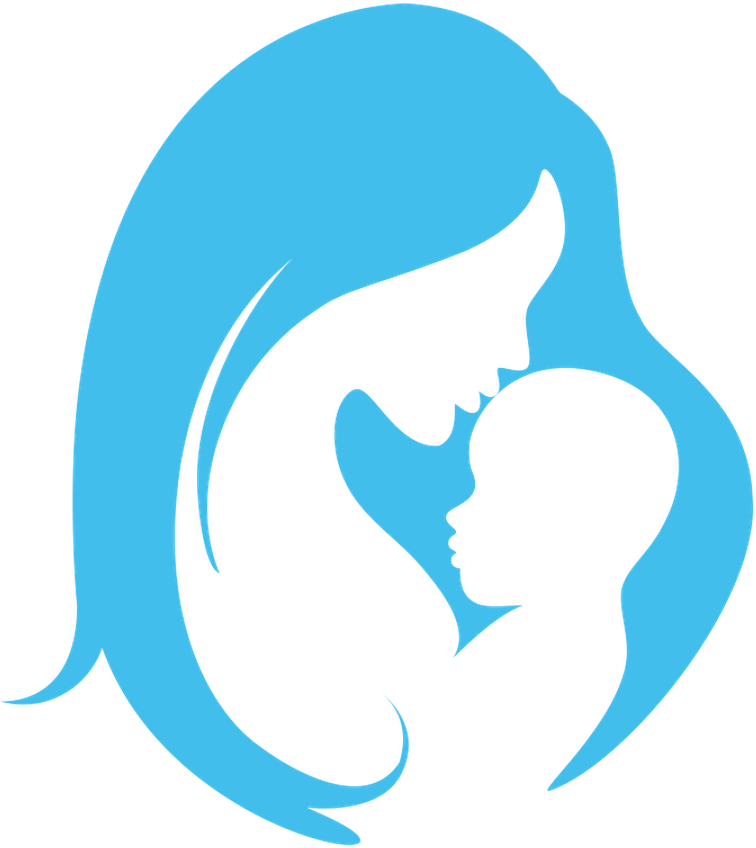 Child Infant Mother Logo Maternal Bond - Mother And Child Silhouette (772x900)