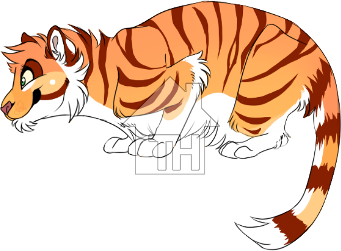 Tiger Cat Claw Clip Art - Mammal (691x509)