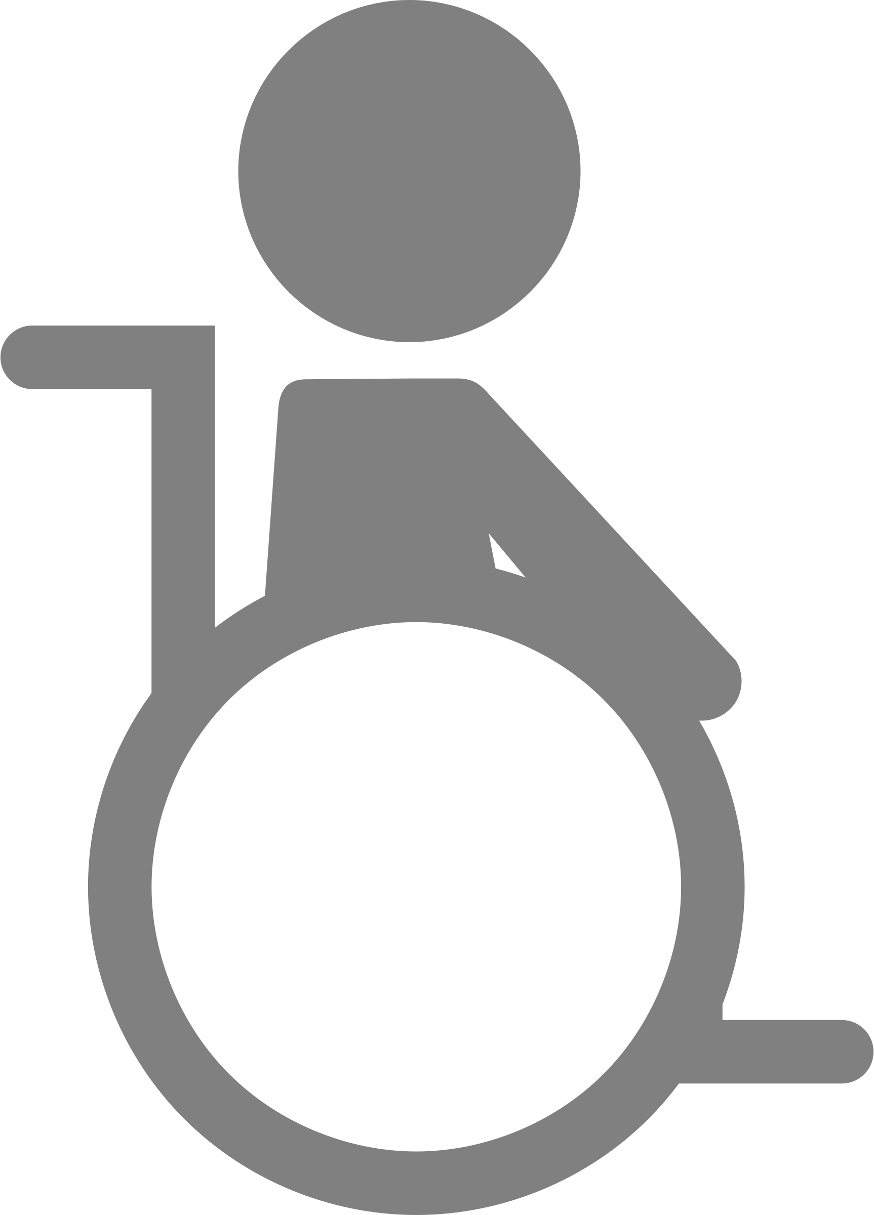 Wheelchair - Wheelchair Clipart (1726x2400)