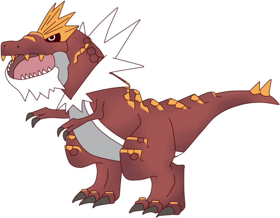 Tyrantrum By Flashy-cat - Digital Art (1011x791)
