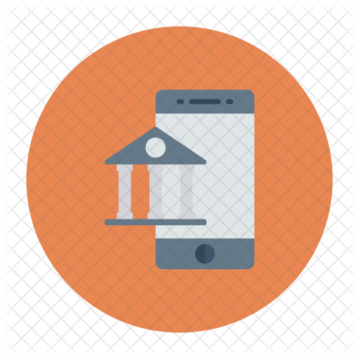 Mobile Banking Icon - Traffic Sign (512x512)
