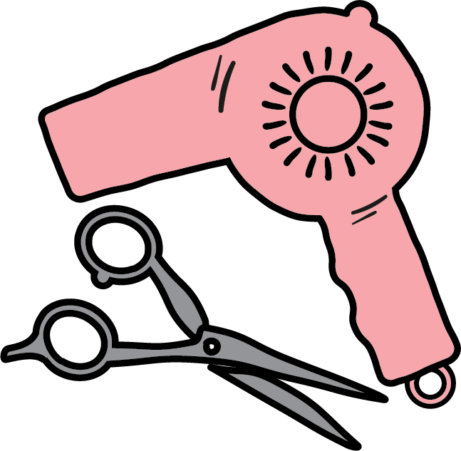 Hair Salon Silhouette Clip Art Stock Illustration - Clip Art Beauty Salon (647x633)
