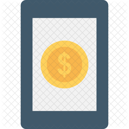 Mobile Banking Icon - Cross-stitch (512x512)