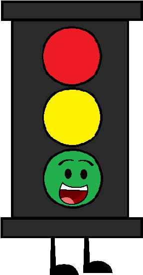 Traffic Light Happy - Traffic Red Light Png (360x554)