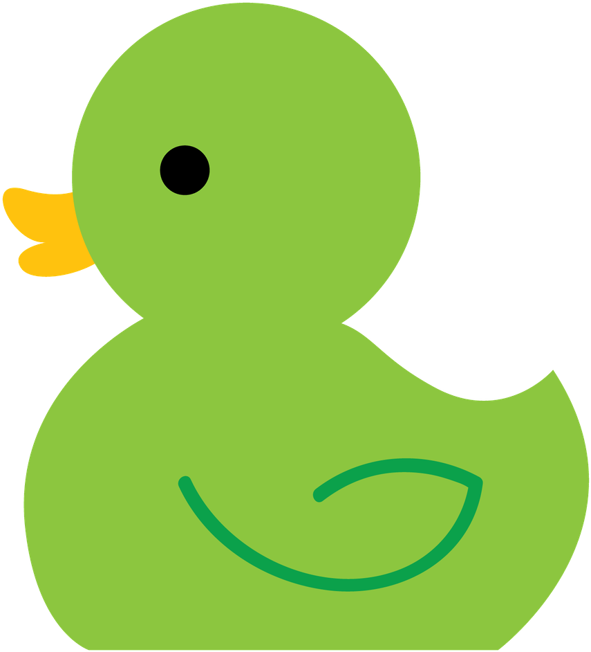 Ursinhos E Ursinhas - Green Duck Toy Clipart (900x987)