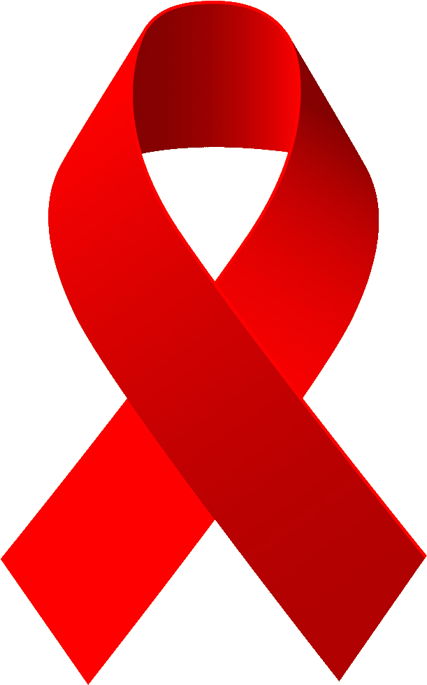 Hiv And Pregnancy Clip Art - Aids Red Ribbon Vector (690x1045)