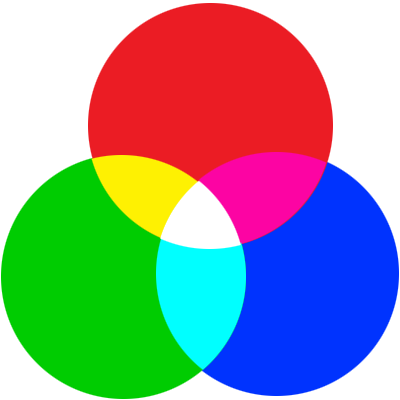 Red, Green, And Blue Are The Additive Primaries Of - Rgb Color Model Png (400x400)
