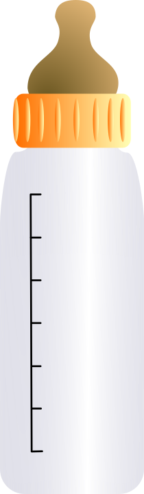 Baby Bottle - Baby Bottle Clip Art (210x720)