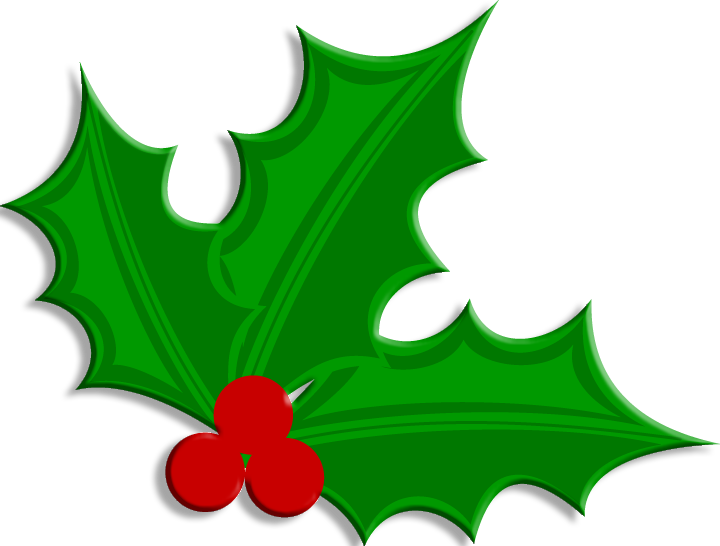 Img Img - Christmas Holly Clipart Png (720x546)